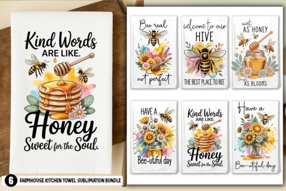 Download Kitchen Towel Sublimation Bundle - Kitchen Collection